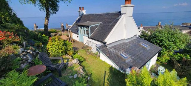 The cottage and garden